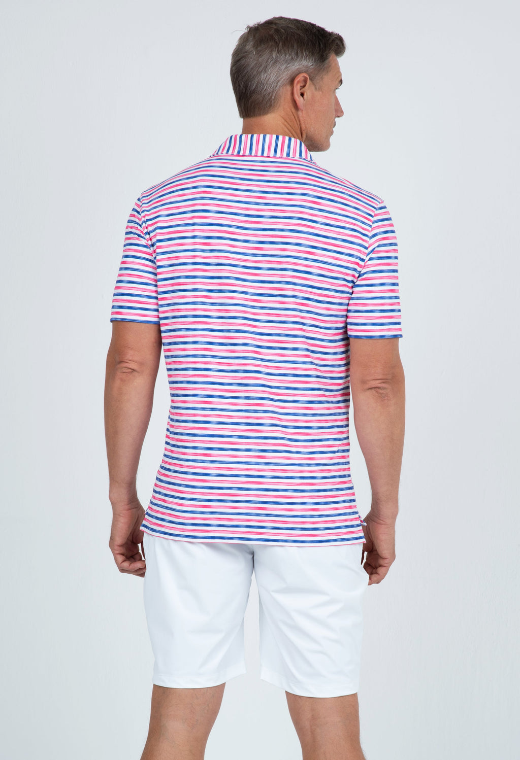 Landon Print Short Sleeve Polo – 94163 (Modern Fit)