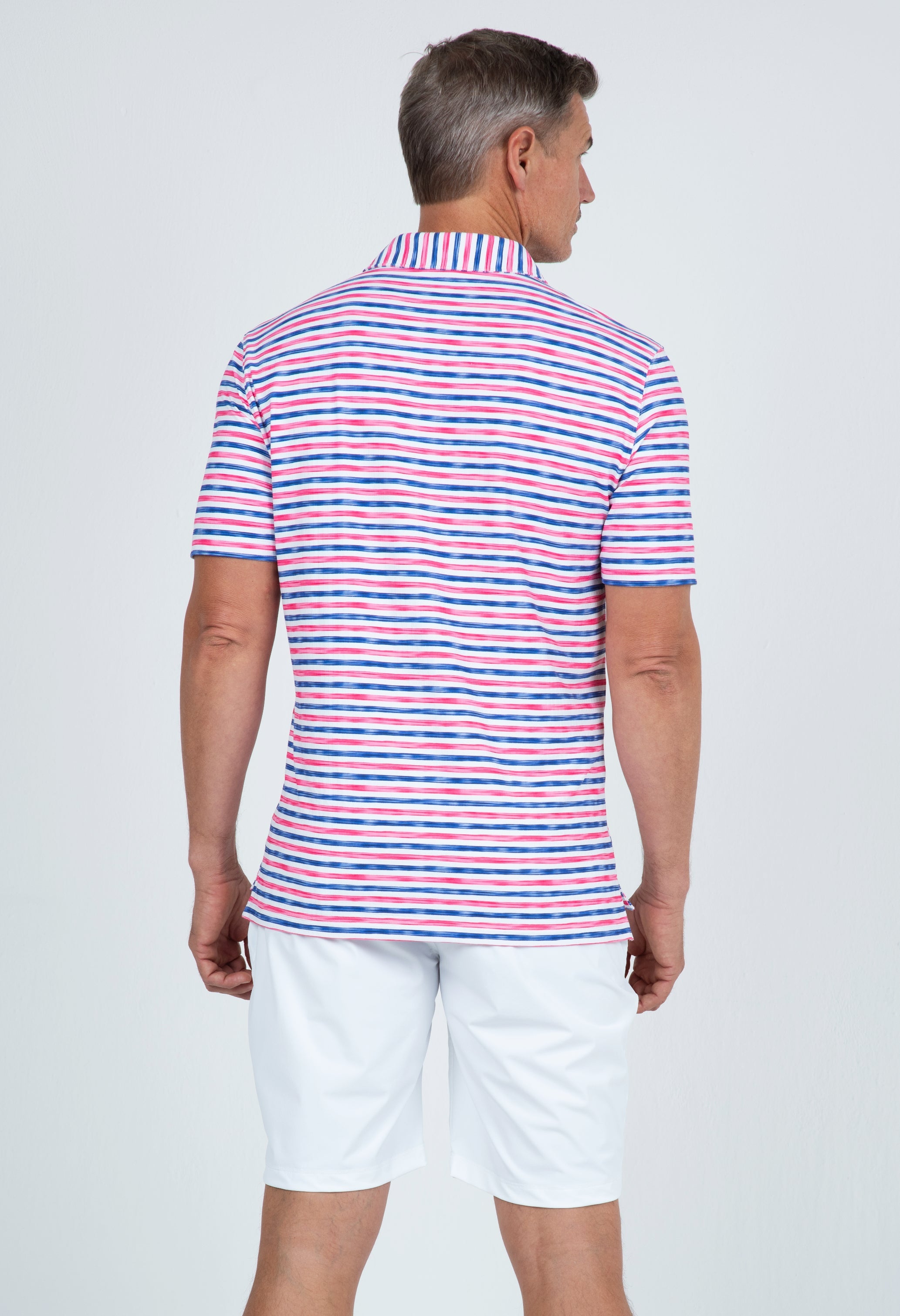 Landon Print Short Sleeve Polo – 94163 (Modern Fit)