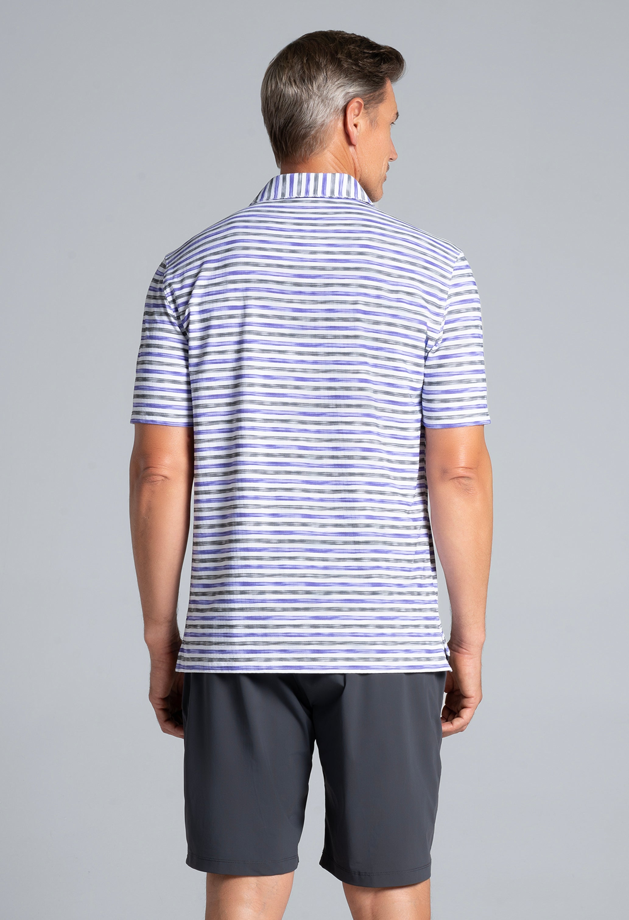 Landon Print Short Sleeve Polo – 94163 (Modern Fit)