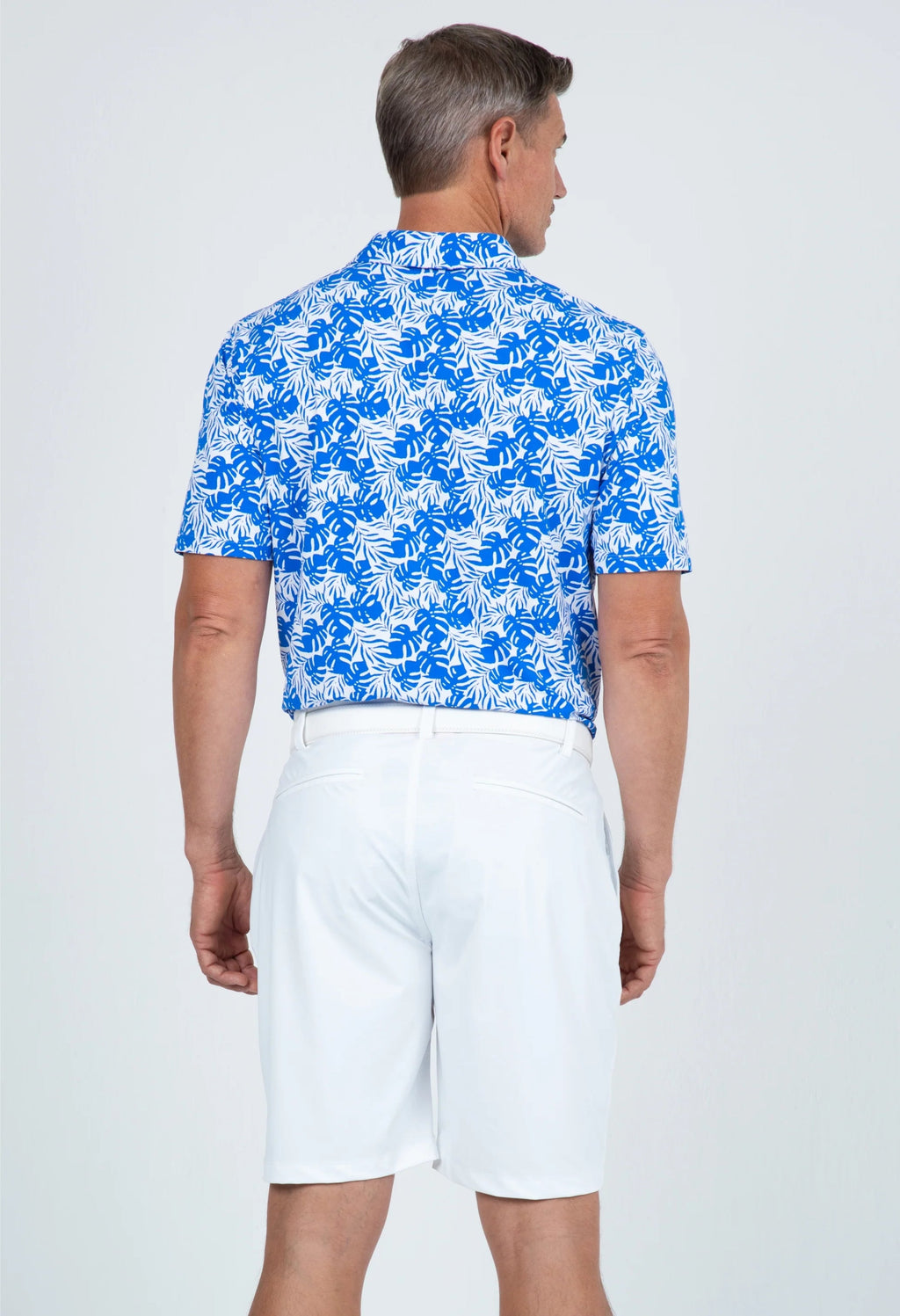 Tropical Print Short Sleeve Polo – 94168 (Modern Fit)