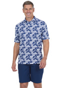 Tropical Print Short Sleeve Polo – 94168 (Modern Fit)