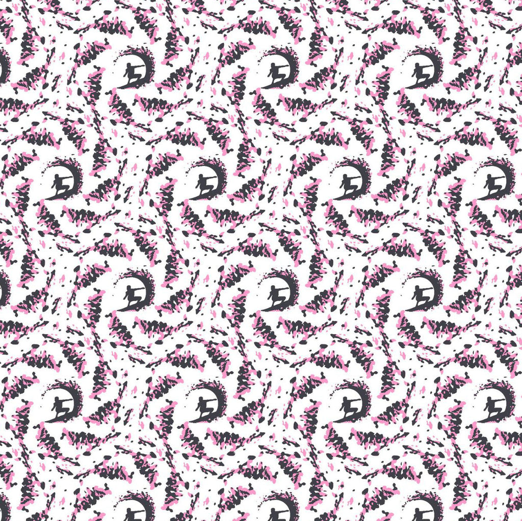 Big Wave Print Short Sleeve Polo – 94166 (Modern Fit)